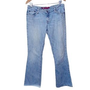 Vintage Y2K Low Rise Flare Jeans by X2 size 31 regular Light Wash